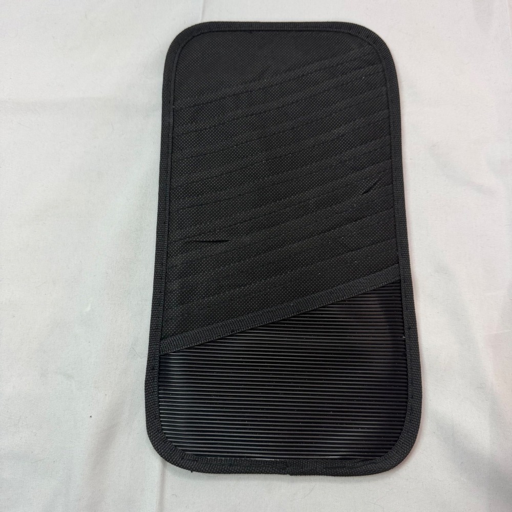 Universal Car Sun Visor Organizer Black Elastic Multi-Pocket Storage Sleeve